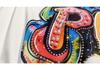 European & American Women's Autumn Round Neck Long Sleeve Hoodie and Pant Set with Rhinestone Print - Plus Size Available