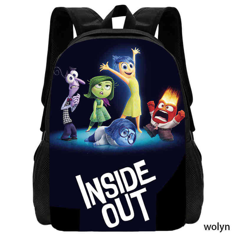 Inside Out 2 Anime Backpack For School And Travel With Storage Compartments