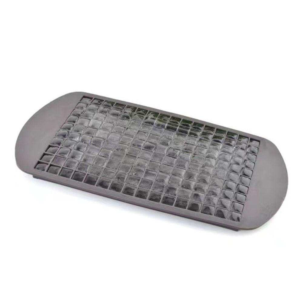 Reusable 160 Grid Ice Tray Silicone Ice Maker 1cm Ice Cube Square Ice Cube Mold  Summer