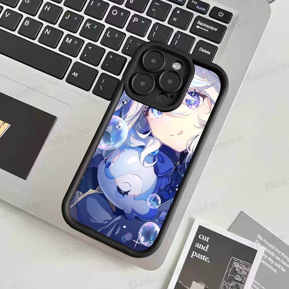 Genshin Impact Furina For iPhone 17 15 13 12 11 14 Pro Max X XR XS 16 Plus Shockproof Candy Back Cover