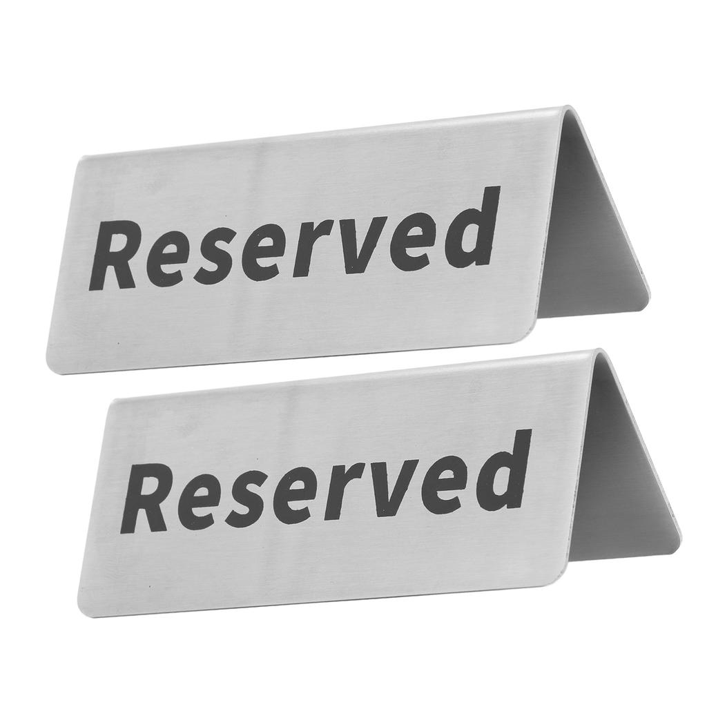 Tischaufsteller Edelstahl beidseitig Vielseitig Silber Tischkartenhalter für Party Hochzeit Hotel