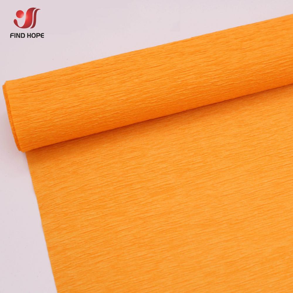 15 Colors 250x25cm Colored Crepe Paper Roll Origami Crinkled Crepe Paper DIY Flowers Decoration Gift Wrapping Paper Fold Crafts