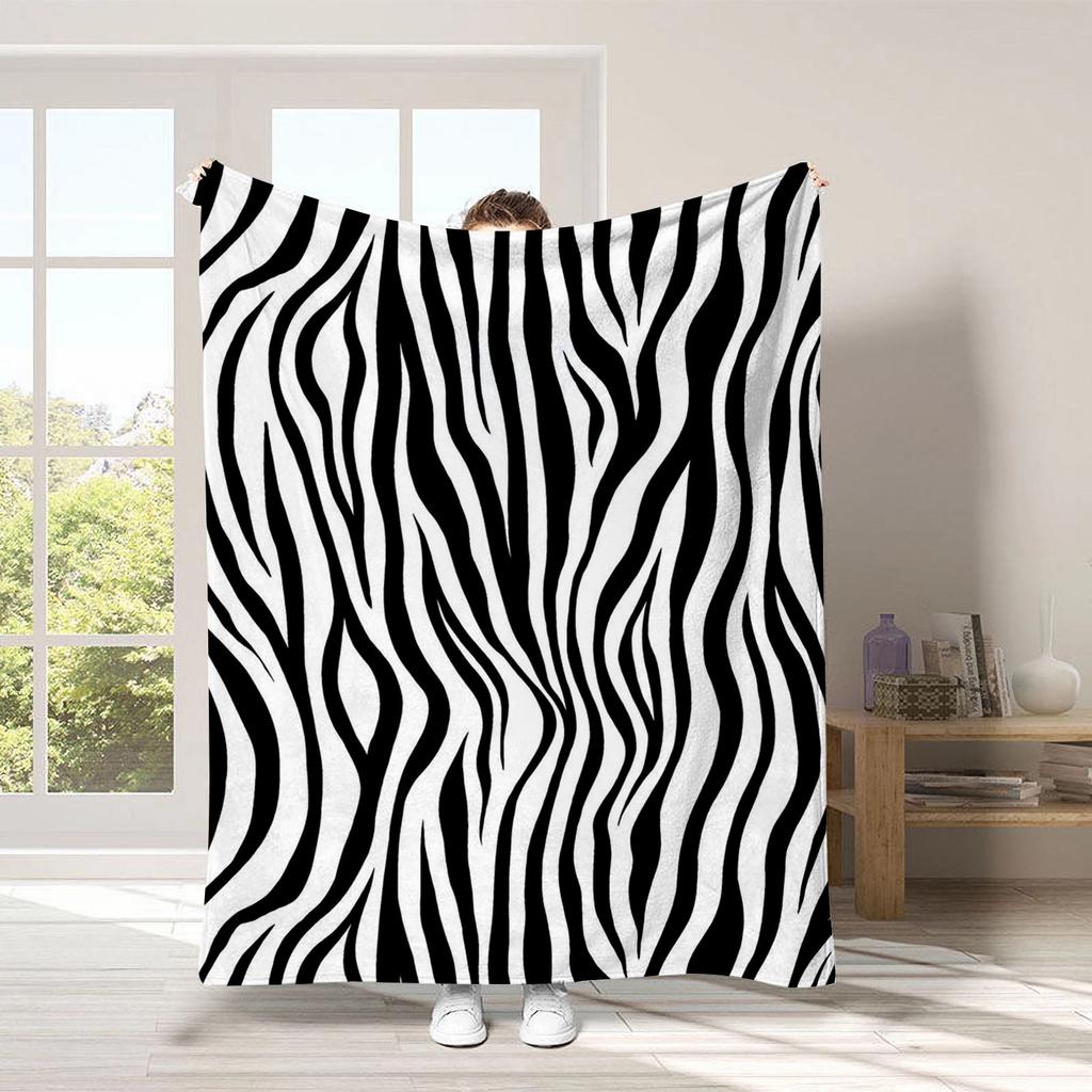texture of animal fur Printed Blanket for Sofa Bed Travel Camping Living Room Office Conditioning Blanket for All Seasons Gifts