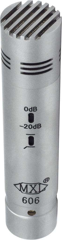 MXL 606 Small Diaphragm Condenser Instrument Microphone with Carrying Case by MXL