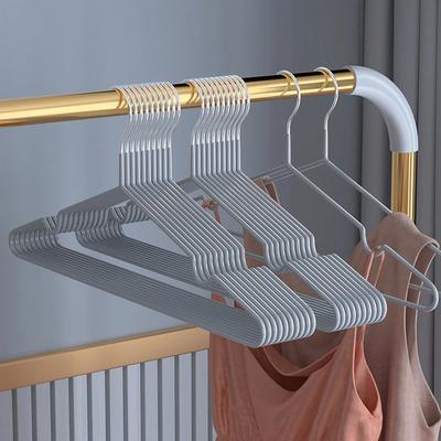 10pcs-Adult PlasticsClothe Hanging Rack Clothing Hanger Non-Slip Dry Portable Household Clothe DressOrganizer Closet Space Saver