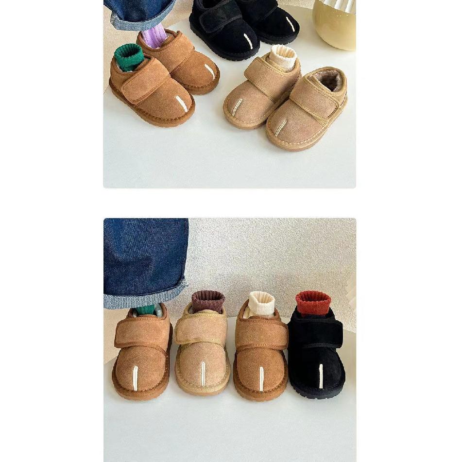 Children's Cotton Shoes Winter New Boys' Baby Shoes Girls' Fleece-Lined Warm Cotton Boots Children's Short Snow Boots