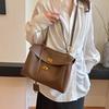 Bolsa Tote Macia de Alta Qualidade Feminina Simples Grande Capacidade Temperamento Axila Bolsa de Ombro Bolsa Transversal para Viajantes