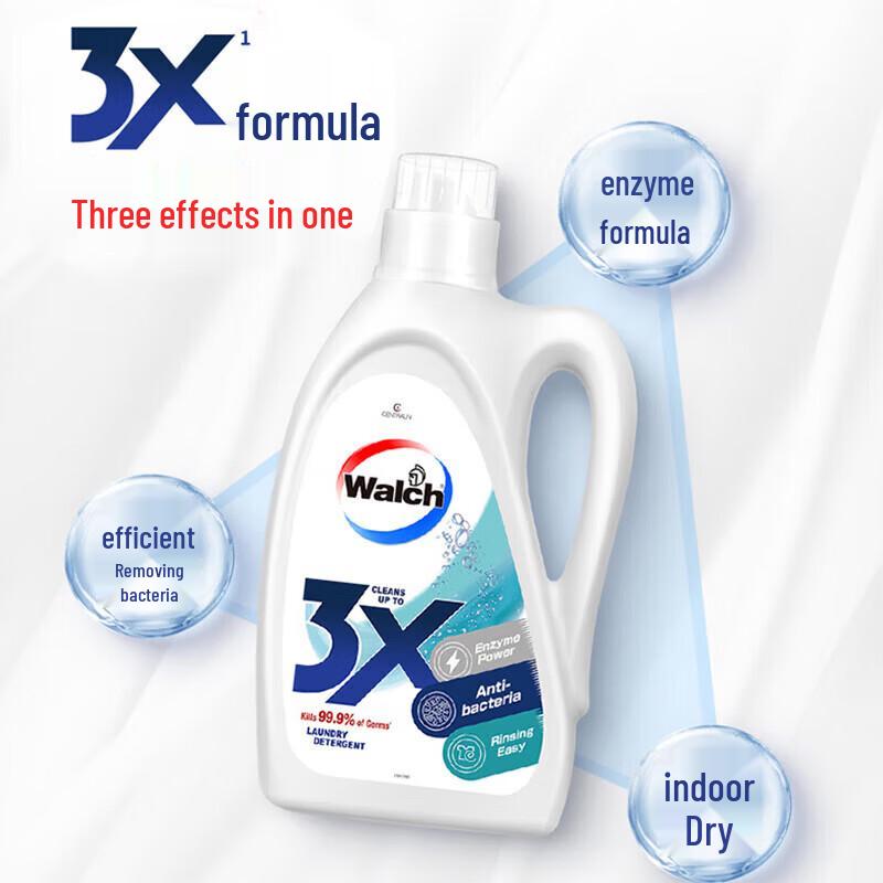 Walch 3X Enzyme Formula Laundry Detergent