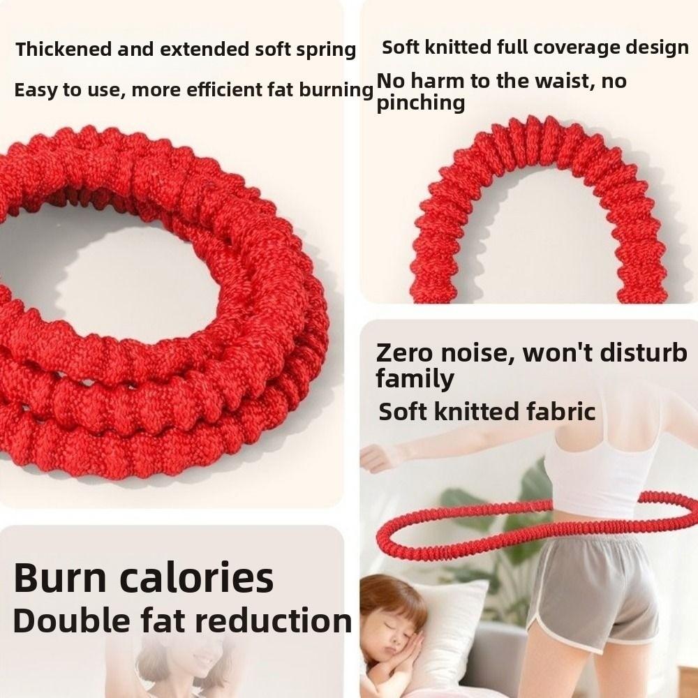 Waist Slimming Fat Burning Sports Hoop Foldable Weight Loss Circle Abdominal Hoop  Aerobic Exercise