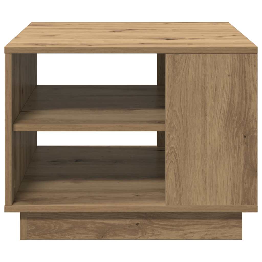 Vidaxl Stolik Kawowy, Dąb Artisan 55X55X42 Cm, Materiał Drewnopochodny