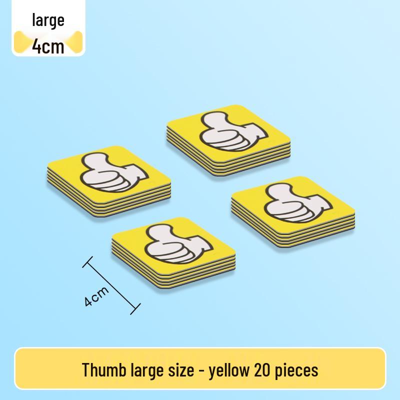 Magnetic Blackboard Stickers: Kids' Reward Magnets with Cartoon Stars, Flowers, and Smileys for Home & Classroom Whiteboards