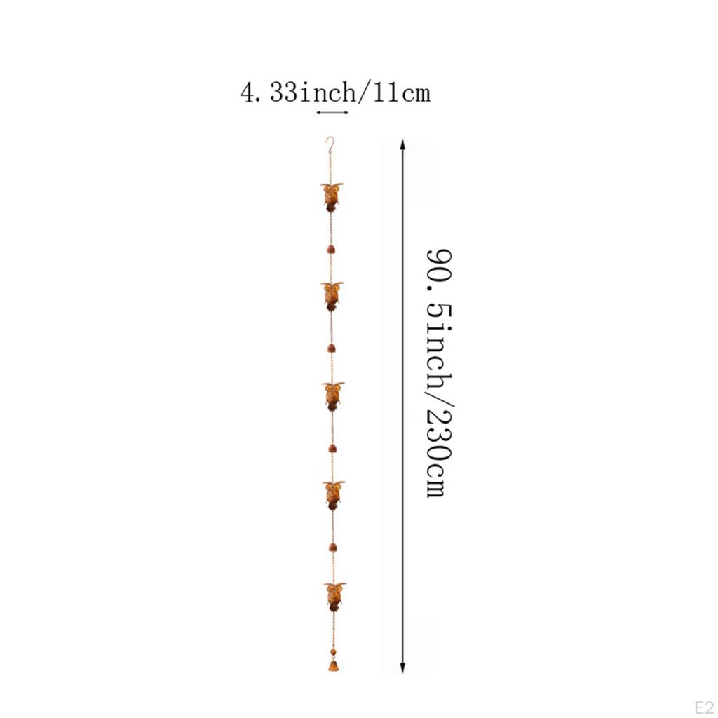 Outdoor Rain Chain Downspout Ornament Decorative Garden Hanging Decoration for Gutters DIY