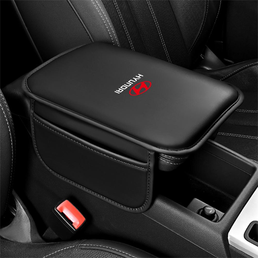 Car Armrest Pad Center Console Arm Rest Box Cover Protective Mat Auto Accessorie For Hyundai Tucson Solaris i20 i30 ix20 ix25 MM18