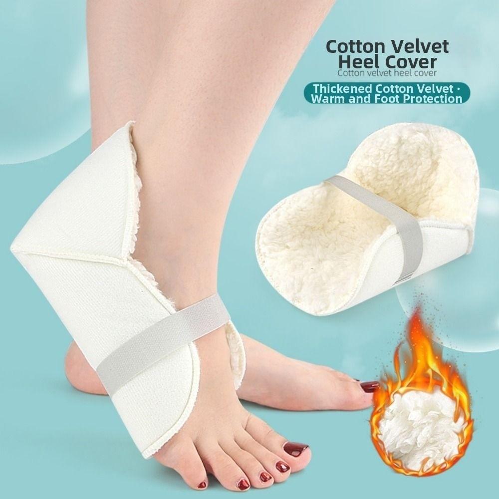 Foot Cushions Adjustable Heel Protectors Comfortable Thickened Heel Cushions Warm Soft Heel Pads for Bedsores
