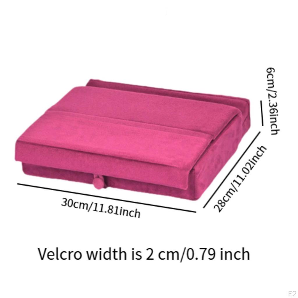 Portable Tablet Holder with Soft Pad Dock for Multi-Angle Use on Lap And Desk