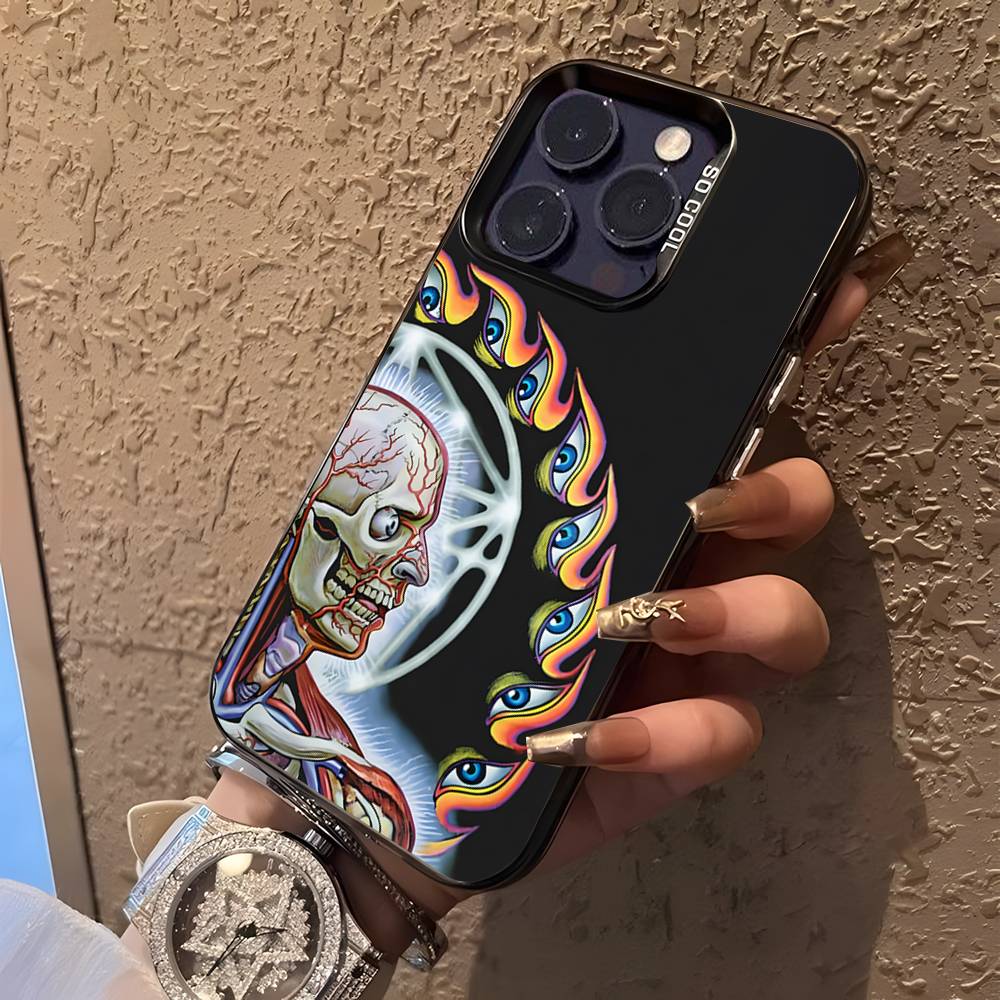 Ferramenta T para Pulseira Schism Para iPhone 17,16,15,14,13,12,11,Mini,Pro,E,SE4,XS,MAX Capa Preta à Prova de Choque Doce Fosca