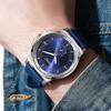 Ouki Heren Quartz Horloge Met Mineraal Glas Wijzerplaat Voor Modieuze Casual Kleding