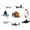 Marine Life Toys Cute Realistic Safe Plastic Educational Sea Animals Figures Model for Kids