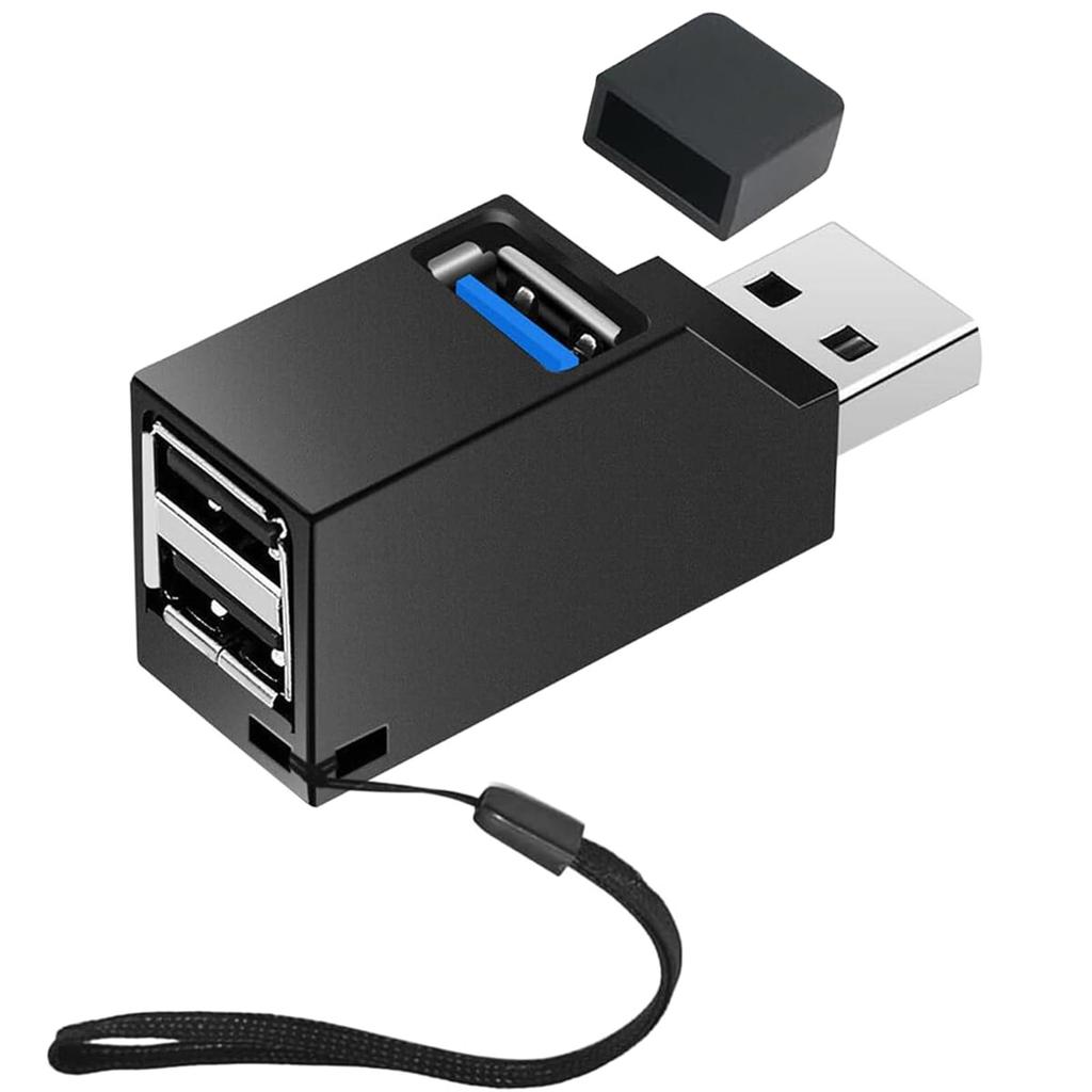 BOJIDO USB USB USB Combo Lightweight Design for Portable Data Perfect for Working from Home Hub, 3-Port 3.0 + 2.0 Hub, Bus-Powered, Ultra-Small,