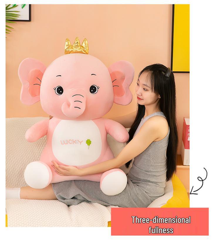 Cute Angel Elephant Plush Pillow - Children's Stuffed Toy