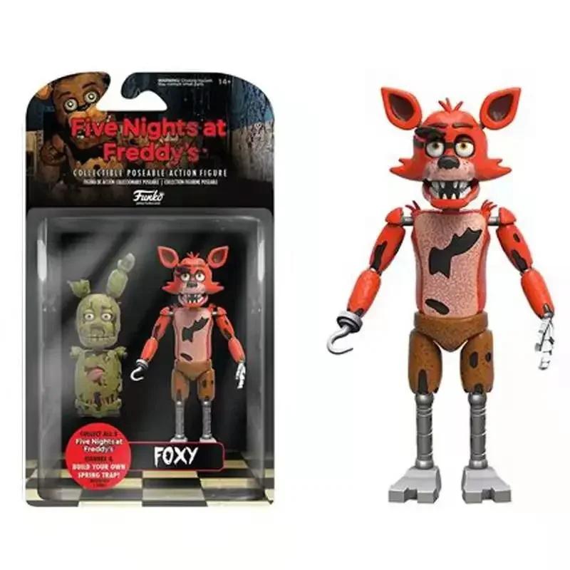 Fnaf Bear Midnight Harem Five Nights Joint Movable Detachable Game Action Figure At Five Nights Security Breach Miniature Kids Plaything
