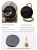 Cozy Rattan Cat Hanging Basket - Washable, Semi-Enclosed, All-Season Cat Bed for Winter Warmth
