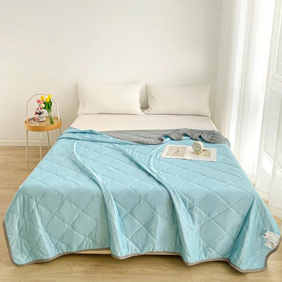 Summer Cooling Quilt for Hot Sleepers Light-weight Breathable Cooling Quilt Padded Summer Quilt for Bed Sofa Stay Cool from Night Sweats