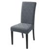 Elastische Jacquard-Stuhlhusse für Esszimmer Dicke staubdichte Stuhlhusse Überwurf für Esszimmer Küche Hotel Hochzeitsbankett