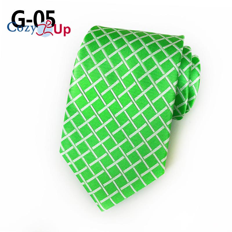 New Classic Men's Plaid Checks Silk Tie Necktie