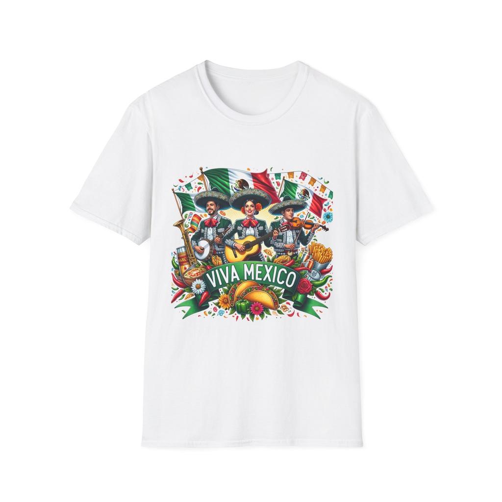 Viva Mexico Graphic Tee, Unisex Festival Shirt, Summer Party Top, Cinco de Mayo