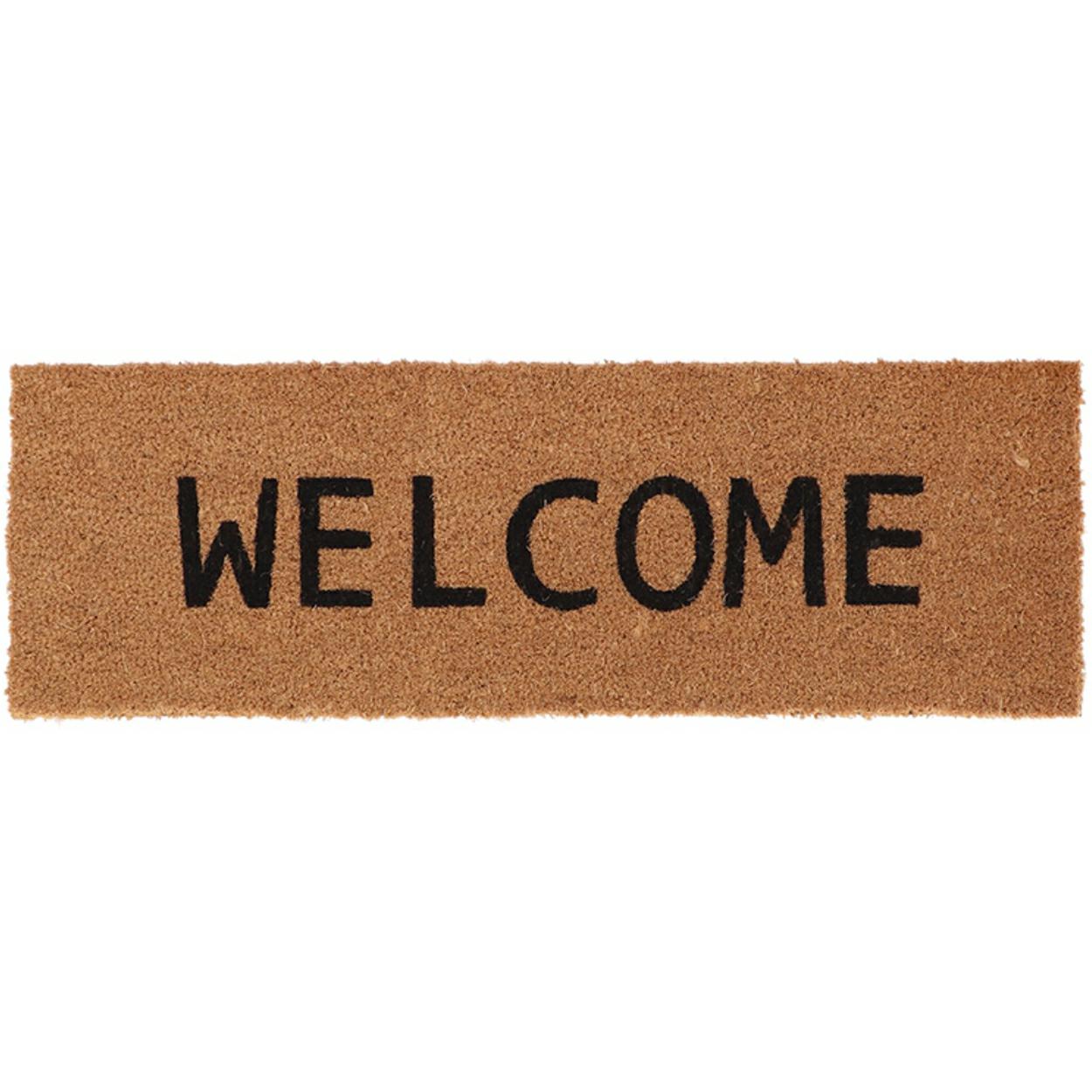 Fußmatte mit der Aufschrift Welcome 25X75