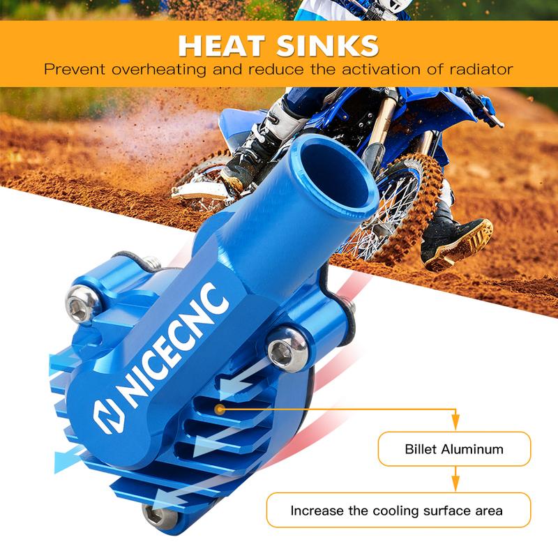 NICECNC For Yamaha YZ85 2002-2018 2017 2016 2015 2014 2013 YZ 85 Motocross Water Pump Impeller Cooler Water Pump Guard Cover Kit