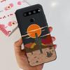 For LG V35 ThinQ Case Cover For LG V40 V50 V50S ThinQ Shockproof Silicone Cases Fashion Flower Soft Funda For LGV50 ThinQ Bumper
