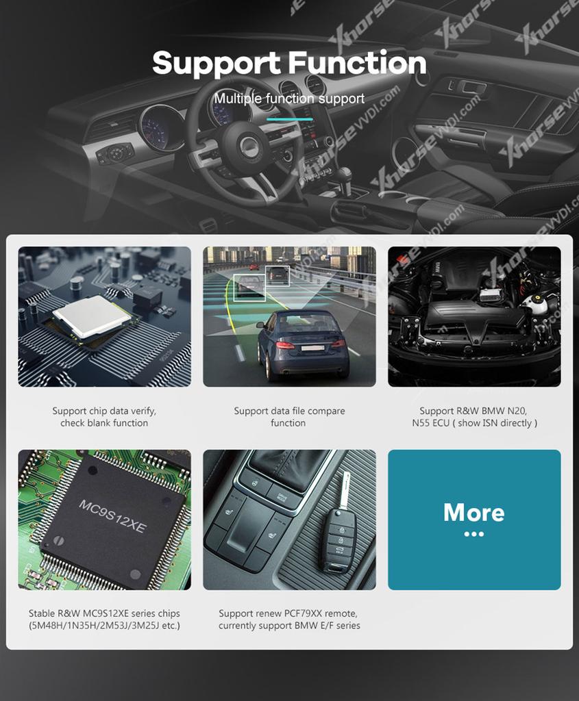 Xhorse VVDI PROG Programmierer V5.3.7 Mehrsprachiges Lesen/Schreiben von ECU MCU IMMO EEPROM