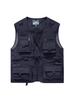 Gilet de pêche en maille à poches multiples à séchage rapide pour homme - Veste décontractée d'extérieur Printemps & Automne