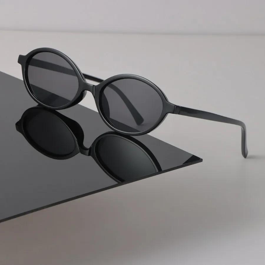 

Retro Round Sunglasses Women Men Luxury Brand Designer Mirror Oval Sun Glasses Female Male Small Frame Other