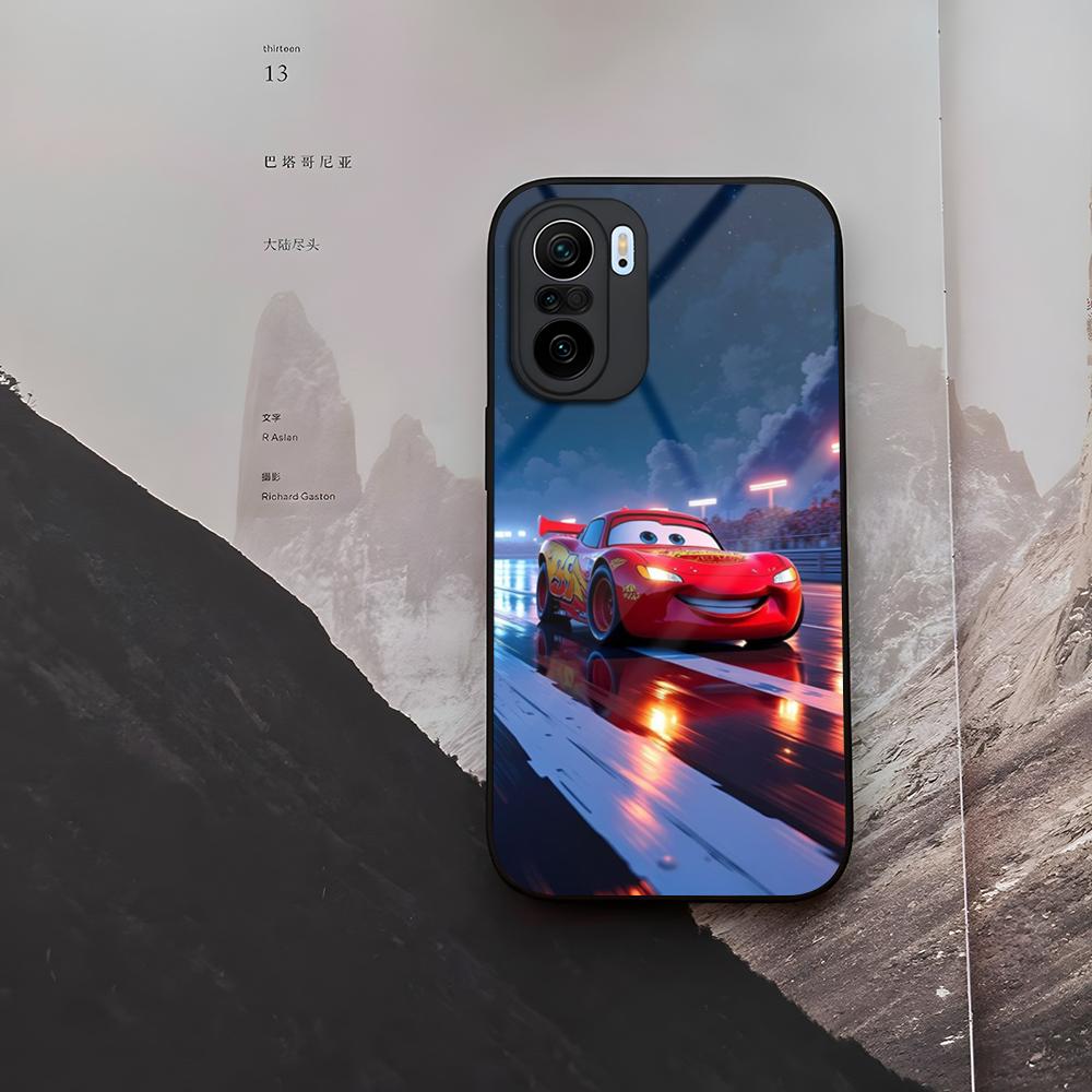 

L-Lightning Mc-MCQueenS Phone Case Tempered Glass For Xiaomi 15 14 12 Lite Pro 13 11t Lite POCO M6 M5 X6 X5 X3 F5 F6 Pro Cover POCO X3 Pro