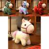 Plüsch-Pony-Schlüsselanhänger mit glitzerndem Finish für Kinder und Sammler