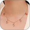 Paper Clip Necklace Bow Pentagram Shell Pearl Love Denim Boots Necklace