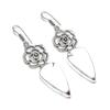 Wild Horse Gemstone Handmade 925 Sterling Silver Jewelry Earring 2.56" SU-10123