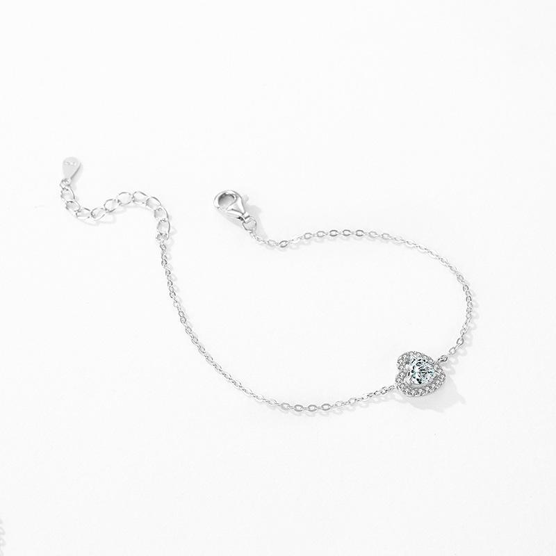 Barbie Bracelet [Pure Silver·Original Design] Love Full of Diamonds, Temperament and High-Quality First Ins Style Love Confession ZJYSL-YS-005