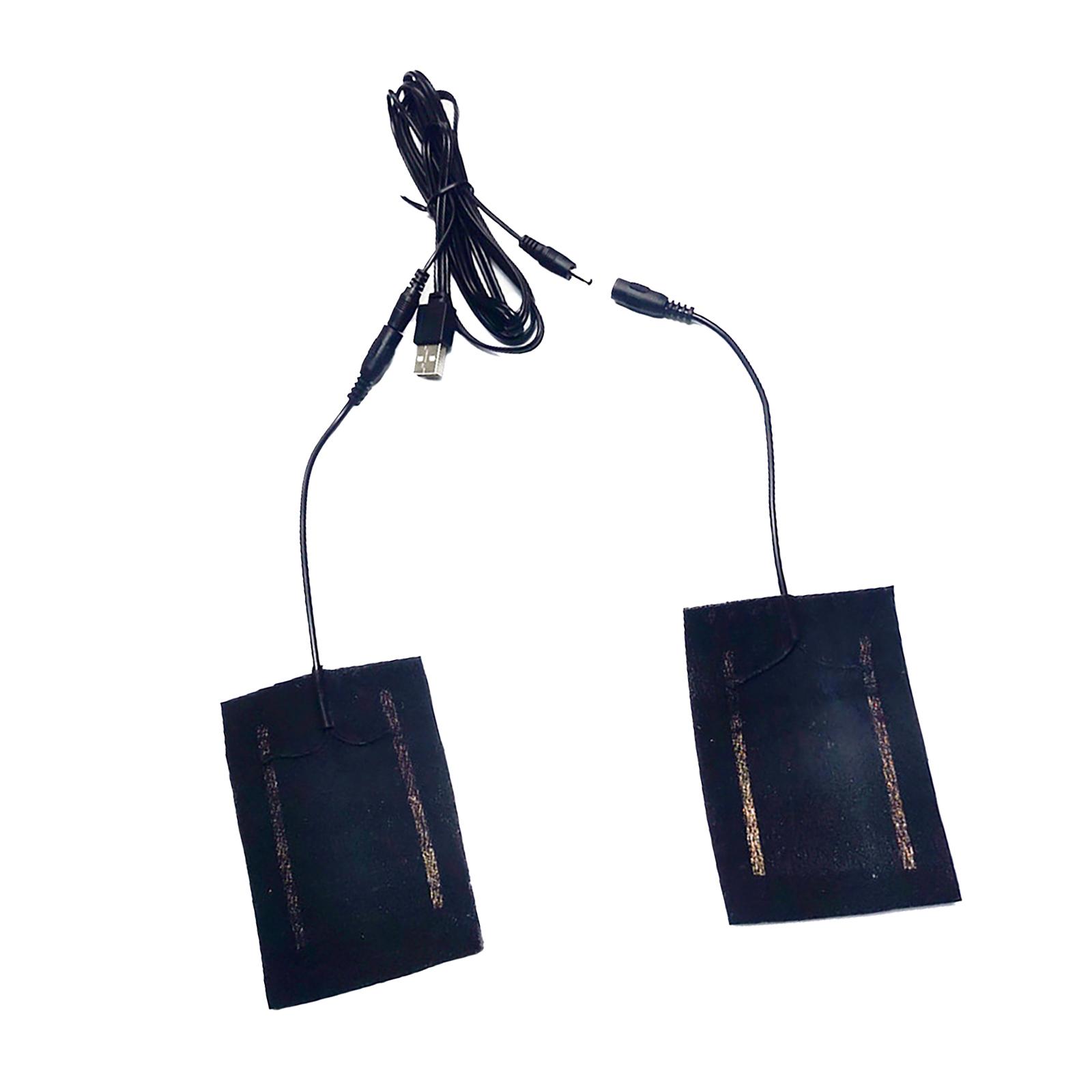 

Electric Heated Pad Gloves 5V Heating Pad Carbon Fiber Heating Cloth USB Warming Heating Pad for Outdoor Activity