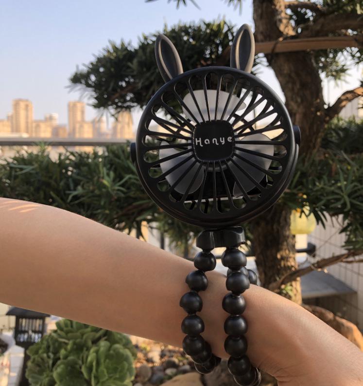 Versatile Portable Mini Fan: Hangable, Standable, or Wrappable - Ideal for Dorms and Outdoor Use