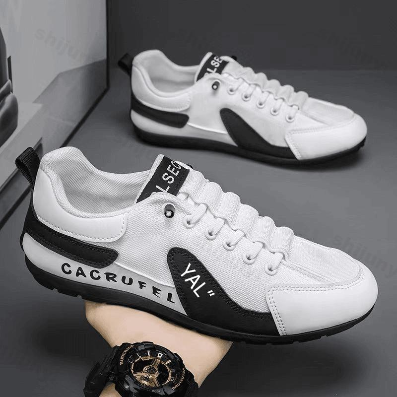 Summer Men's Casual Sports Shoes 2025 New Mesh Breathable Non-slip Walking Shoes Outdoor Fashion Comfort Flat Running Shoes