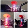 Wind Power Generation LED Light Motorcycle Safe Riding Airplane Ornament For Motorcycles Handbar Car Rearview Mirror Decoration