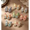 1Pcs Unisex 8-Color Flowers Insects Party Office Brooch Pin Beautiful Butterfly Brooches For Women Gifts Diy Decoration