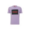 T-Shirts Men's Purple Crew Neck Moderate Straight Fit 50467952-564