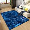 3D Ocean Seawater Beach Water Area Rug,Carpet Rug for Living Room Bedroom Sofa Doormat Decor,Kid Play Crawl Non-slip Floor Mat
