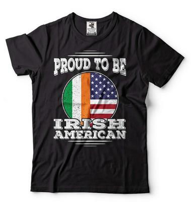 Irisches Patriotisches Shirt Irland USA Shirt Irisch-Amerikanisches Patriotisches T-Shirt Irische Geschenke