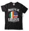 Irisches Patriotisches Shirt Irland USA Shirt Irisch-Amerikanisches Patriotisches T-Shirt Irische Geschenke